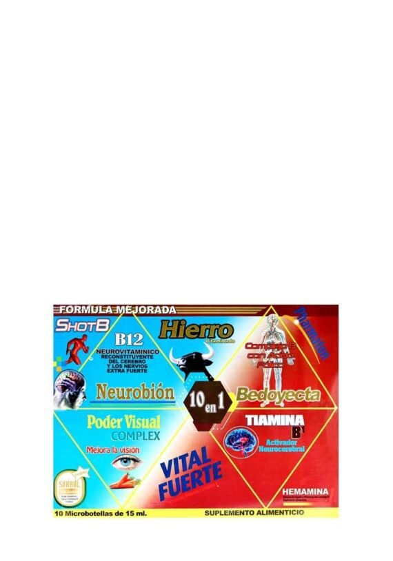 Vial GV Multivitaminico 10en1 Shot B