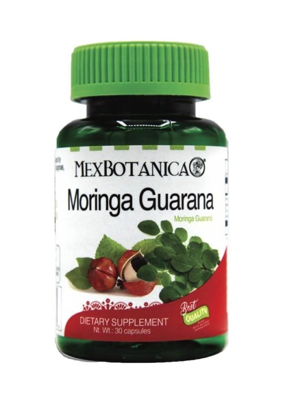 Cápsulas MexBotanica Moringa Guarana
