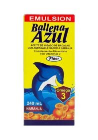 Jarabe NaturisMax Ballena Azul Emulsion Naranja