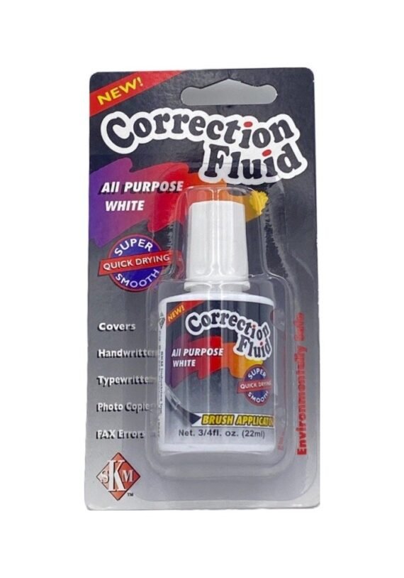 Liquid SKN Correction Fluid White