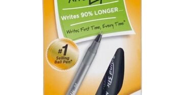 Box BIC Round Stic Pen BLACK Medium