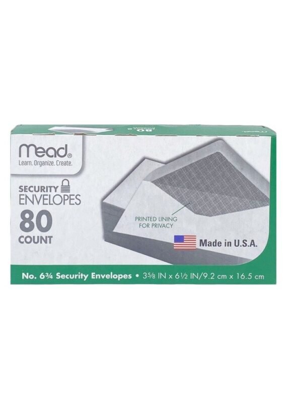Caja Mead Mail Sobre Seguridad Regular