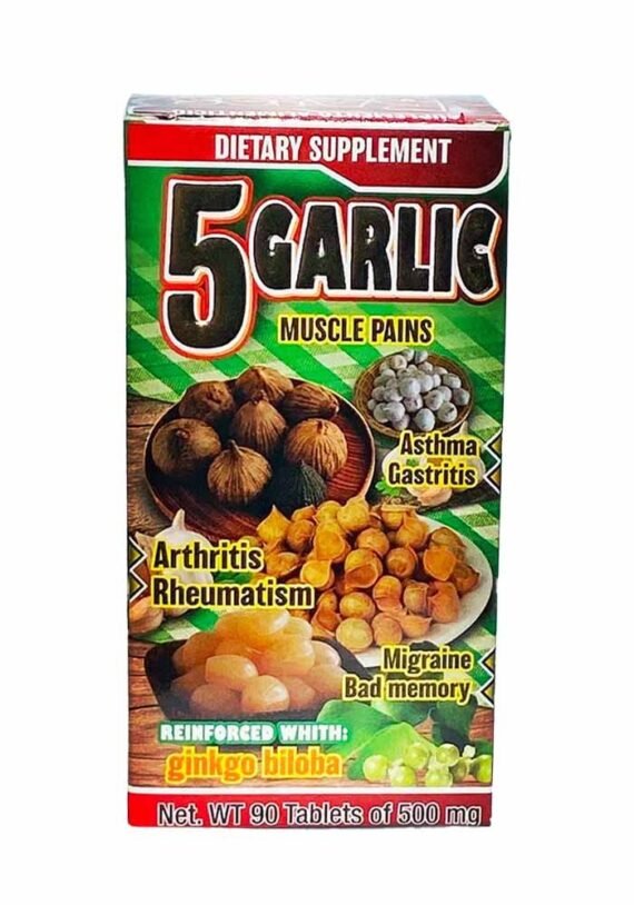 Cápsulas NDM 5 Ajos Reforzado Ginkgo Biloba