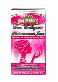 Cápsulas Natural de Mexico Acido Hialuronico Colageno Vit C