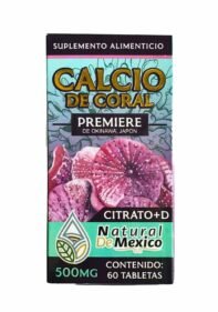 Tabletas Natural de Mexico Calcio Coral Premier Okinawa Citrato+D