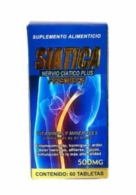 Cápsulas Natural de Mexico Siatica Nervio Plus Vit B1 B2 B3 B6 B12