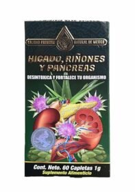 Cápsulas Natural de Mexico Higado Riñones Pancreas