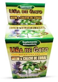 Tabletas LFDS Uña Gato Neem Calcio coral