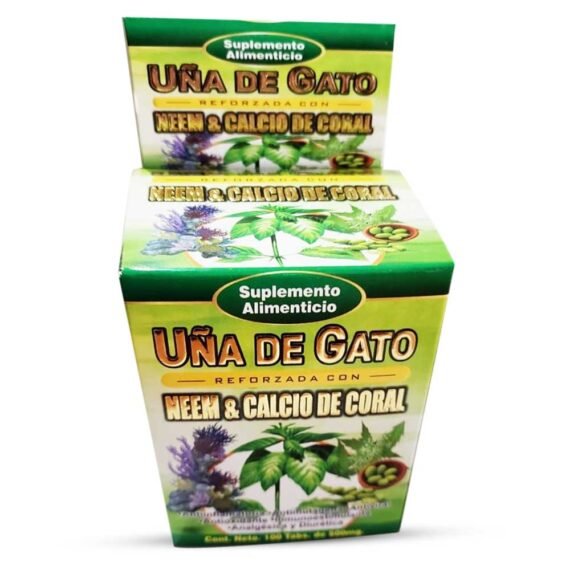 Tabletas LFDS Uña Gato Neem Calcio coral