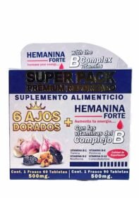 Cápsulas 6 Ajos Dorados Hemamina Forte