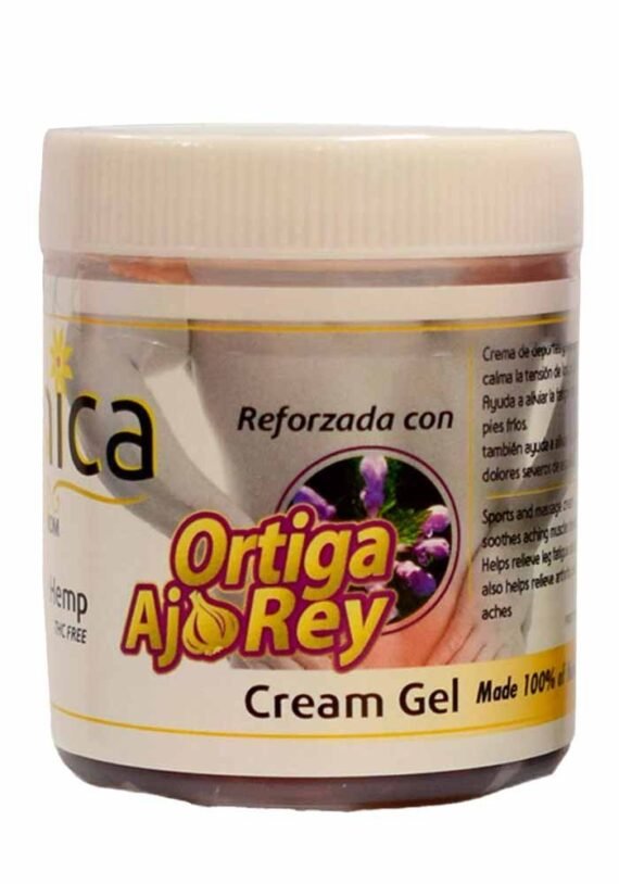 Gel Natural de Mexico Ortiga Ajo Rey GDE