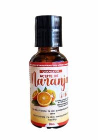 Aceite Natural de Mexico Naranja 100% Natural Hidrata Piel Acne