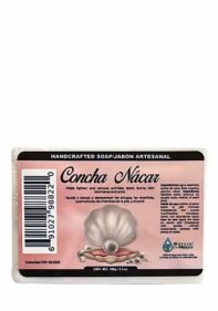 Jabon Natural de Mexico Barra Concha Nacar Algas Marinas