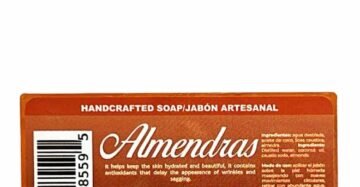Jabon Natural de Mexico Barra Almendras