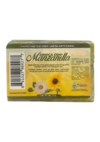Jabon Natural de Mexico Barra Arnica Manzanilla