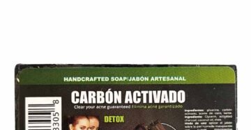 Jabon Natural de Mexico Barra Carbon