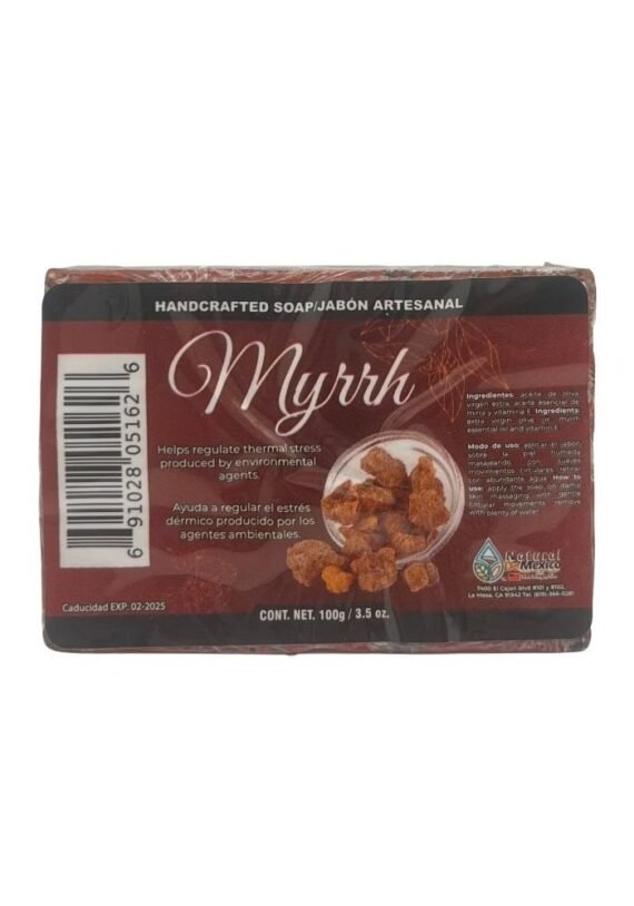 Jabon Natural de Mexico Barra Mirra
