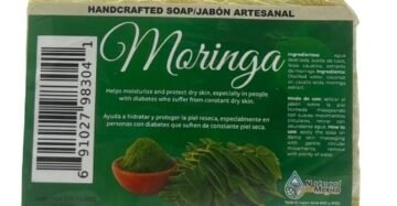 Jabon Natural de Mexico Barra Moringa