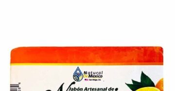 Jabon Natural de Mexico Barra Naranja
