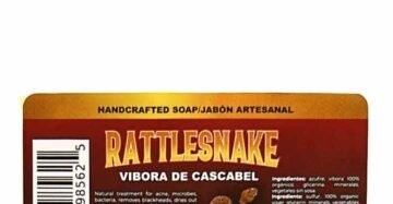 Jabon Natural de Mexico Barra Vibora