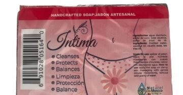 Jabon Natural de Mexico Barra intima Mujer