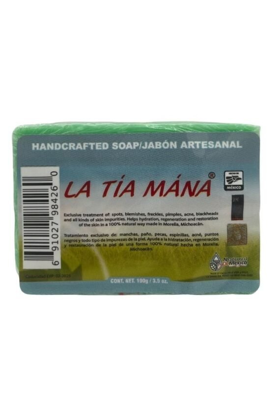 Jabon Natural de Mexico Barra Tia Mana
