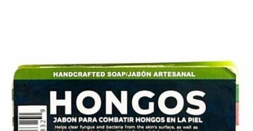 Jabon Natural de Mexico Barra Hongos