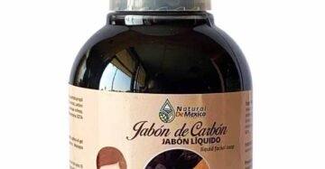 Jabon Natural de Mexico Liquido Carbon Activado