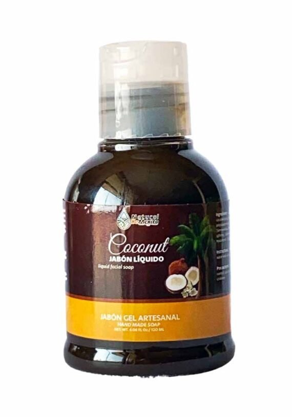 Jabon Natural de Mexico Liquido Coco