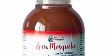 Jabon Natural de Mexico Liquido Rosa Mosqueta