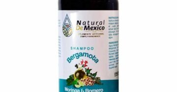 Shampoo Natural de Mexico Bergamota Moringa Romero