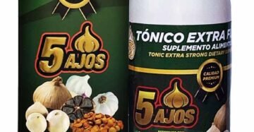 Tonico Natural de Mexico 5 Ajos Reg.