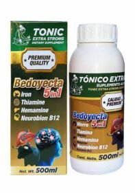 Tonico Natural de Mexico 5en1 Bedoyecta Hierro Tiamina Hemamina Neurobion B12
