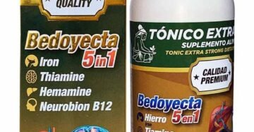 Tonico Natural de Mexico 5en1 Bedoyecta Hierro Tiamina Hemamina Neurobion B12