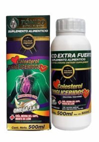 Tonico Natural de Mexico Colesterol Trigliceridos Omega3 6 9 Chia Hierba Sapo Diente Leon