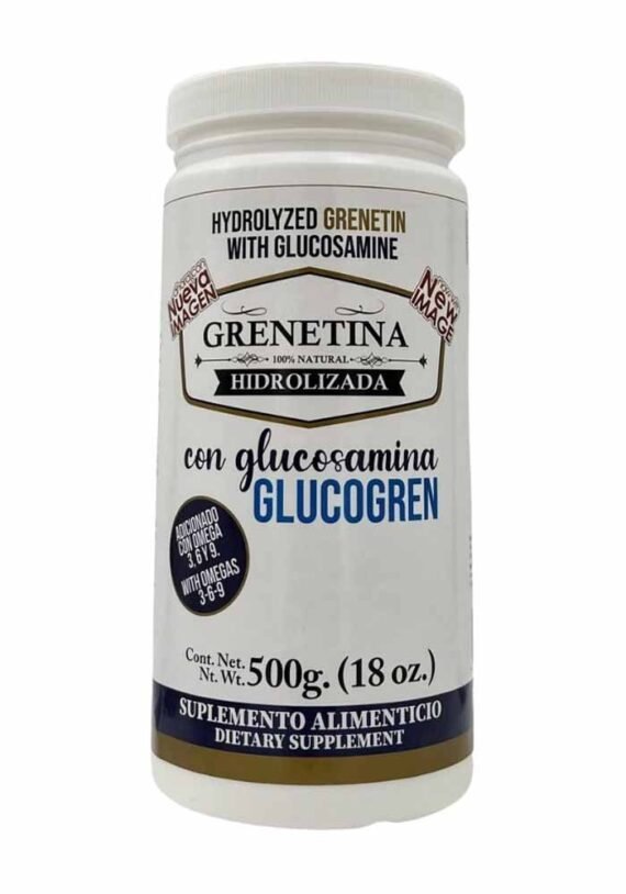 Polvo MSV Grenetina Hidrolizada Glucosamina Glucogren