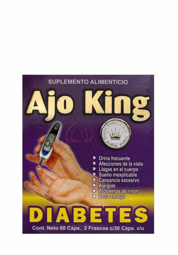 Cápsulas PDM Ajo King DiabeTes