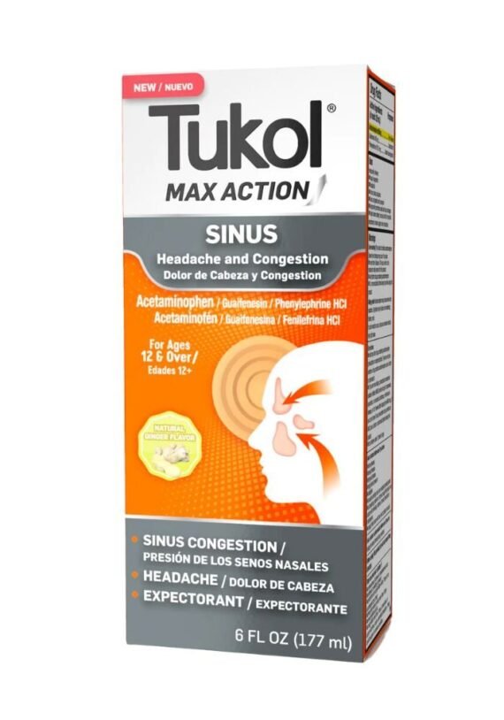 Jarabe Tukol MAX ACTION Sinus Congestión
