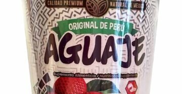 Cápsulas Natural de Mexico Vaso Aguaje Peru