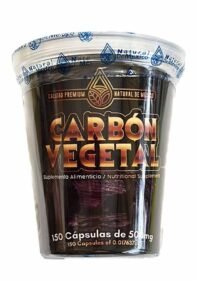 Cápsulas Natural de Mexico Vaso Carbon Vegetal