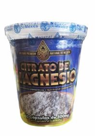 Cápsulas Natural de Mexico Vaso Citrato Magnesio