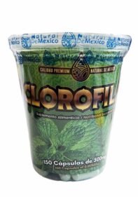 Cápsulas Natural de Mexico Vaso Clorofila