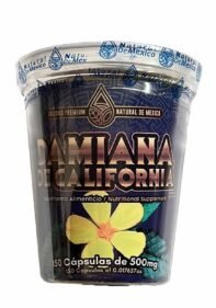Cápsulas Natural de Mexico Vaso Damiana California