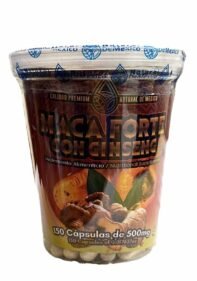 Cápsulas Natural de Mexico Vaso Maca Forte Ginseng