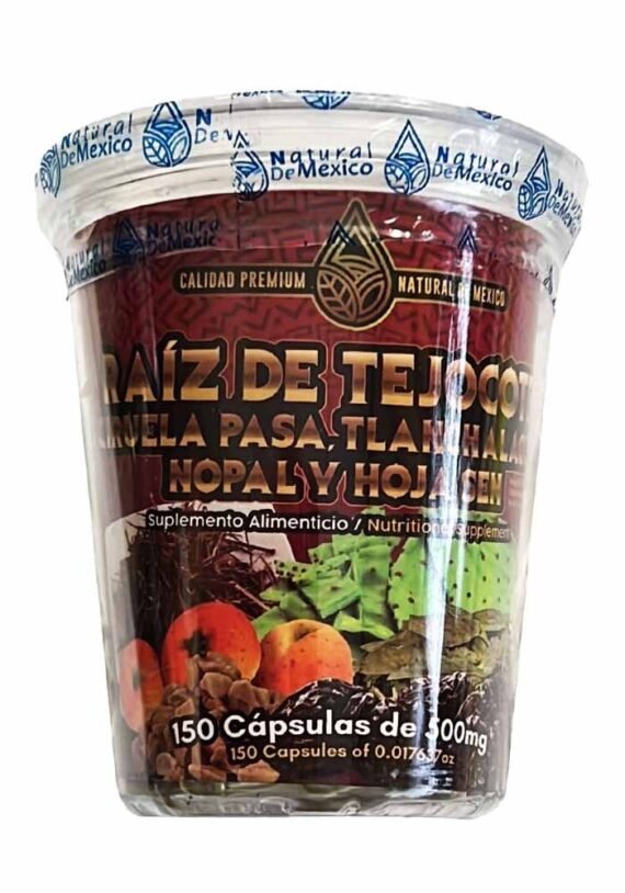 Cápsulas Natural de Mexico Vaso Raiz Tejocote