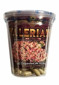 Cápsulas Natural de Mexico Vaso Valeriana