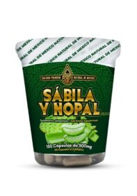 Cápsulas Natural de Mexico Vaso Sabila