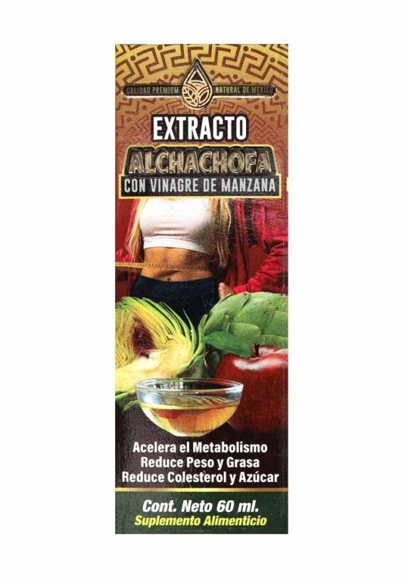 Extracto Natural de Mexico Alcachofa Vinagre Manzana - Image 2