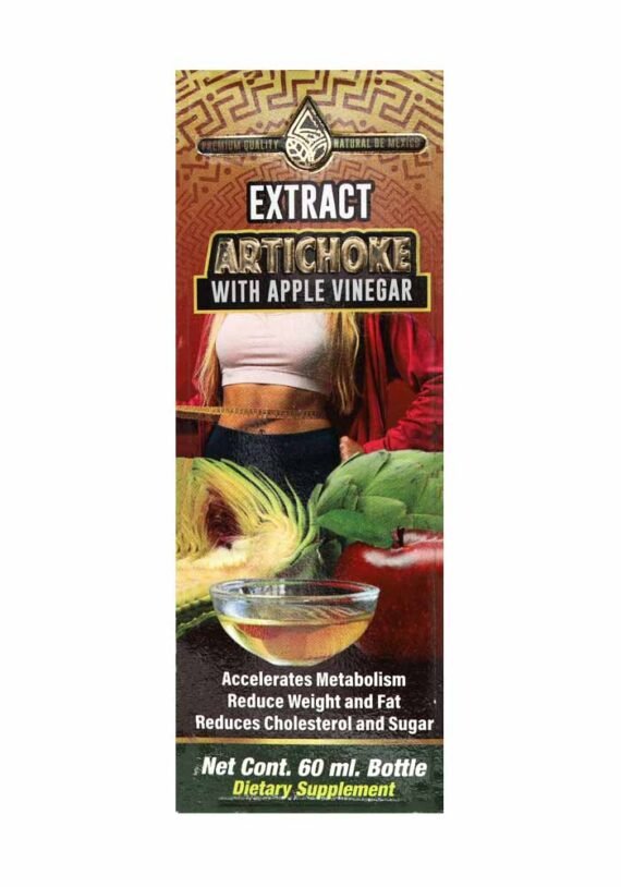 Extracto Natural de Mexico Alcachofa Vinagre Manzana