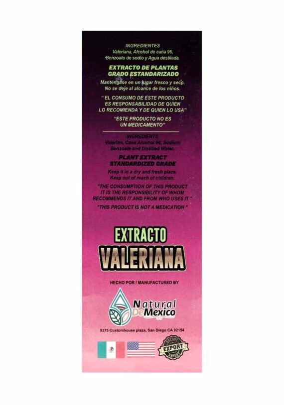 Extracto Natural de Mexico Valeriana - Image 4